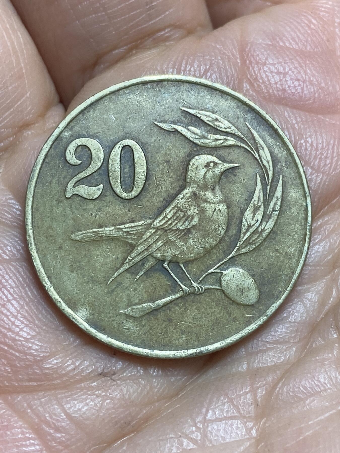 2026年第十三场(总第一百八十二场）外国好品散币场(免佣金) 塞浦路斯🇨🇾1983单年份20分(共和国时期第二套第一版)