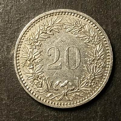 逸泉钱币2026A第五场A各国纸币沙俄散币纪念币系列A702-882 - 732 瑞士20分女神