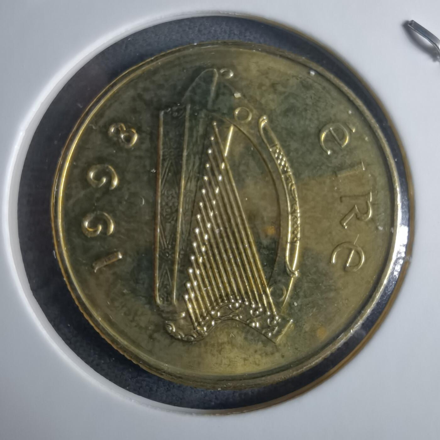 沼泽如烟--第970场 爱尔兰1998年20便士