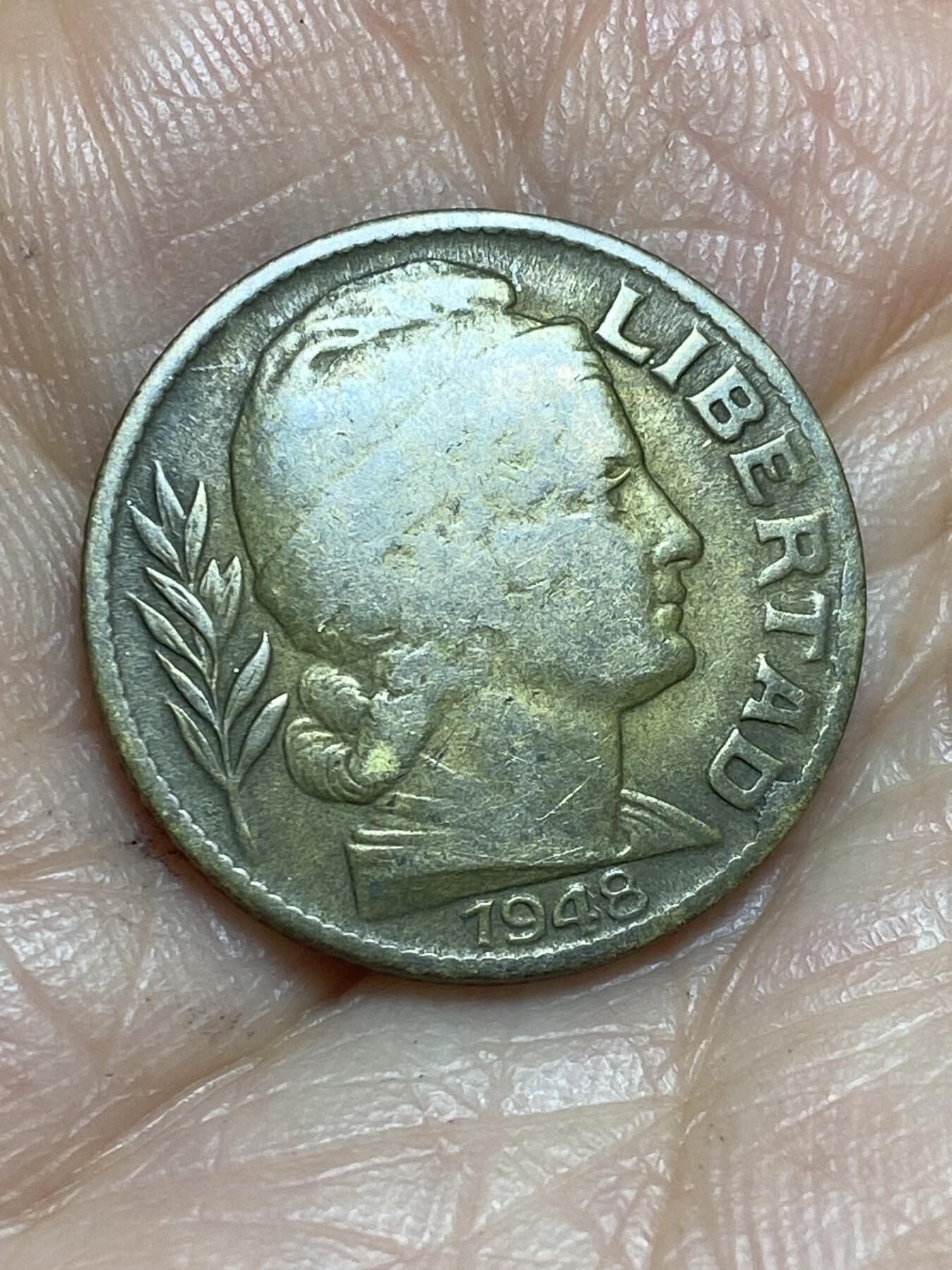 2026年第十三场(总第一百八十二场）外国好品散币场(免佣金) 阿根廷🇦🇷1948年20分(1896–1950年第二版)