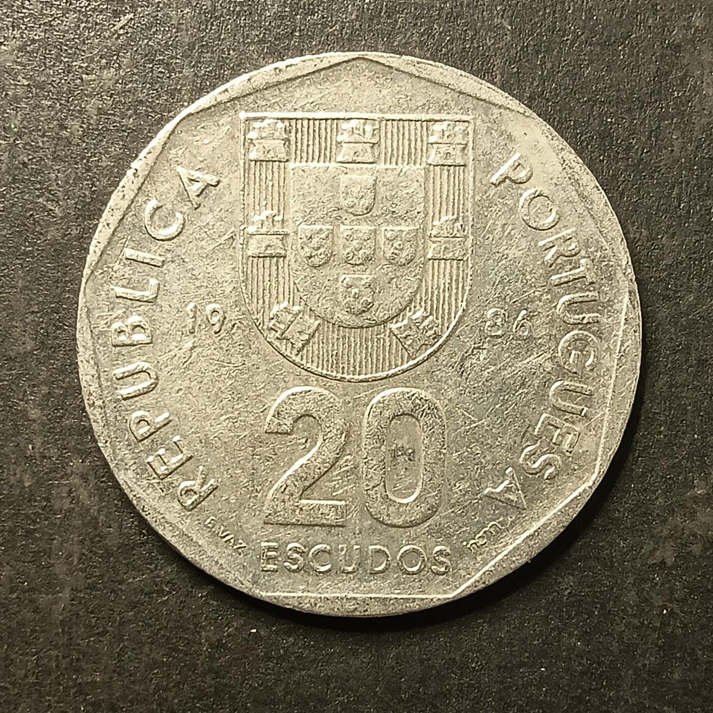 逸泉钱币2026A第五场A各国纸币沙俄散币纪念币系列A702-882 740 葡萄牙20埃斯库多白铜硬币