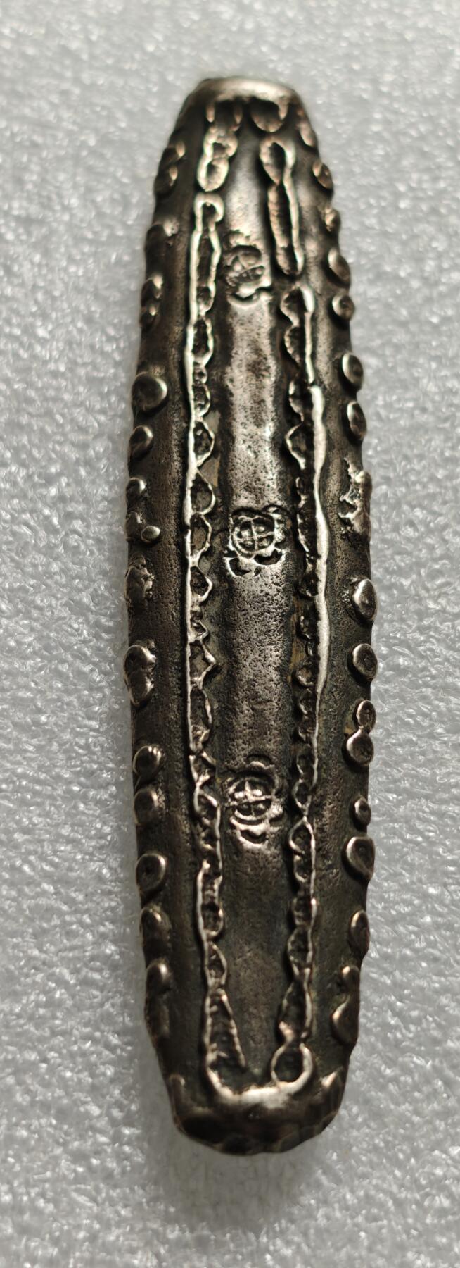 瓶子🏺第226期拍卖会   泰国早期虎舌银条型银锭