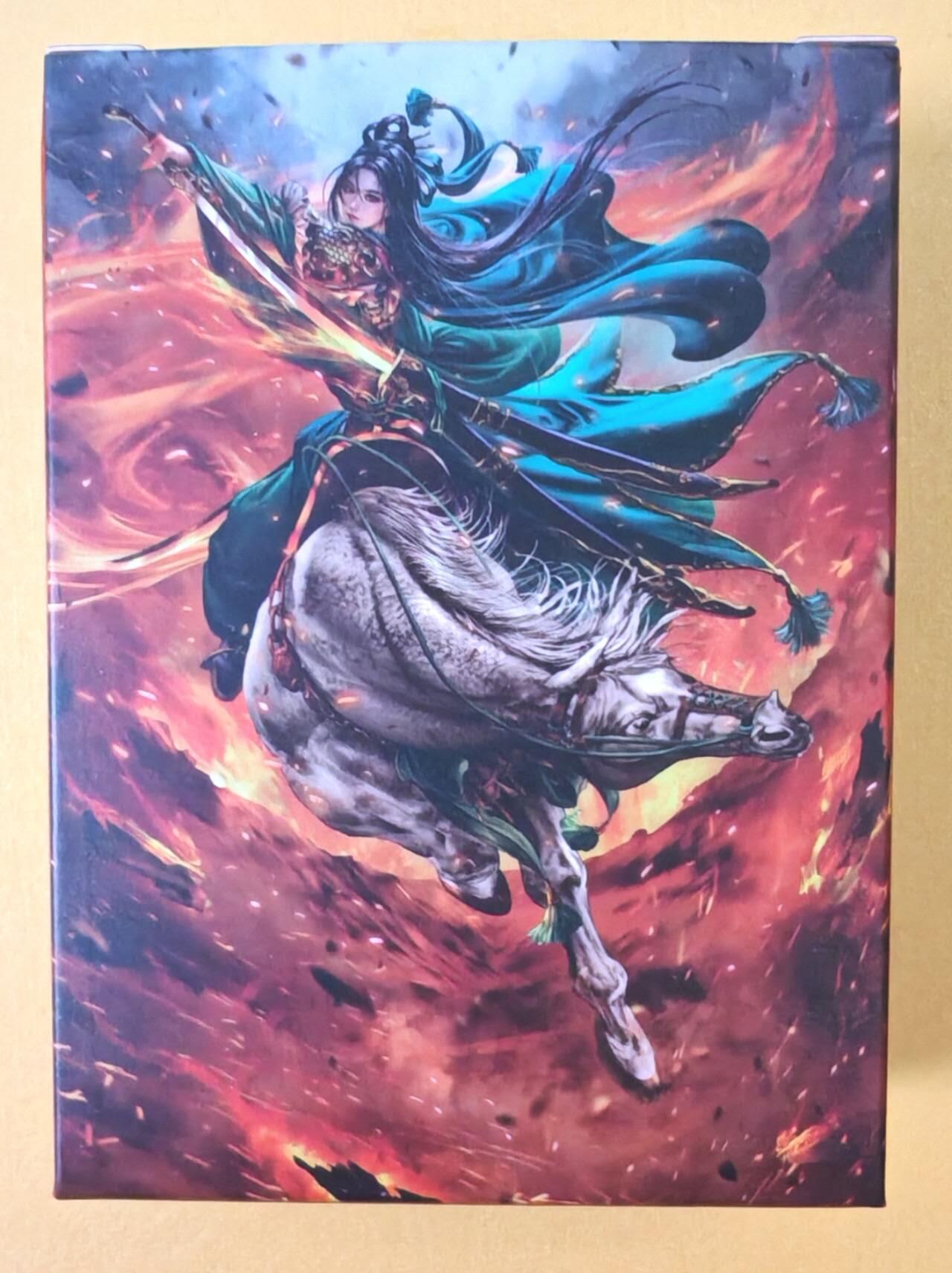 趣卡卡拍No.23期（无佣金免手续费，分享成交有奖） 【粗闪套卡】卡德曼 巾帼水浒完结弹粗闪套卡一套36张（12人物x3色）（套卡全新未拆）