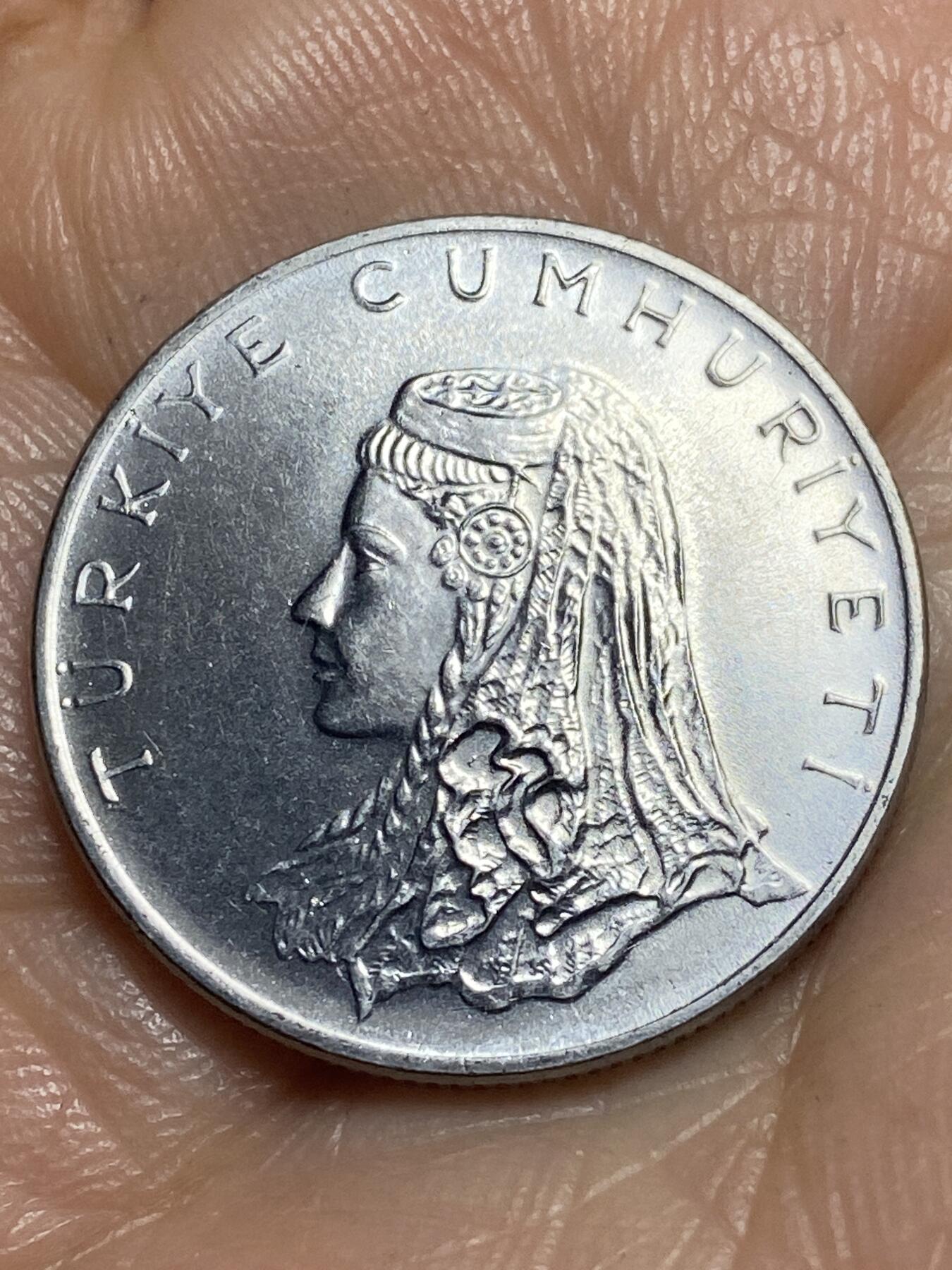 2026年第十三场(总第一百八十二场）外国好品散币场(免佣金) 土耳其🇹🇷1979年50库鲁什(FAO币，经典安纳托利亚新娘头像)