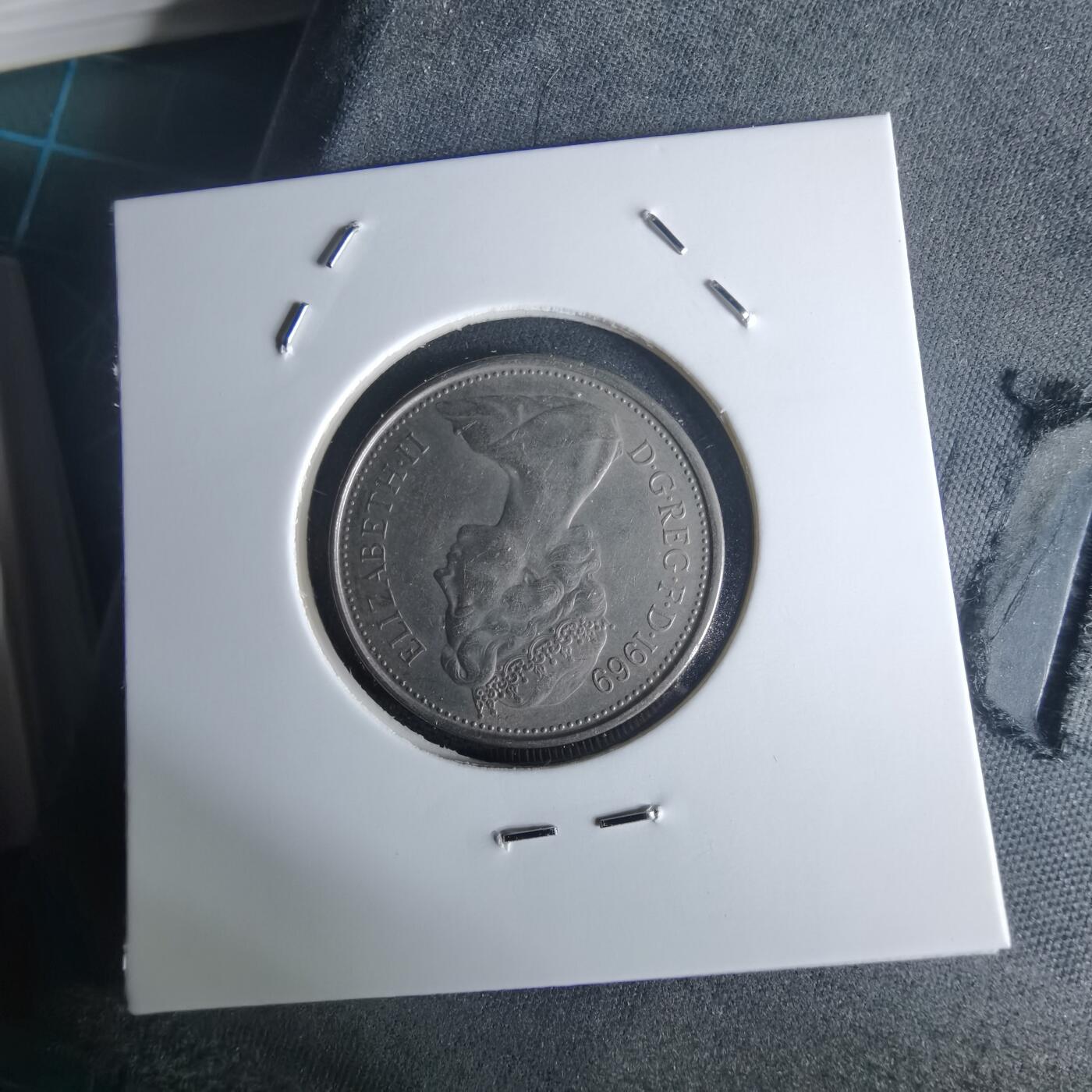 沼泽如烟--第971场 英国1969年5便士