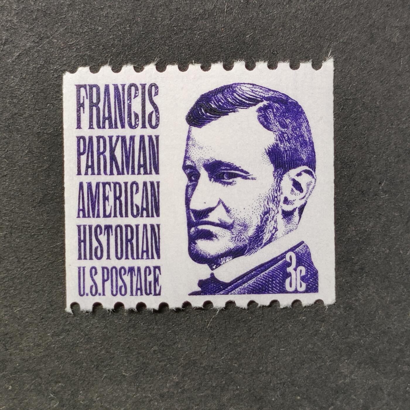 ↓君缘收藏719期☞钱币邮品↓无佣金、可寄存、满30元包邮  美国邮票，1967年历史学家作家弗朗西斯·帕克曼邮票雕刻版1全