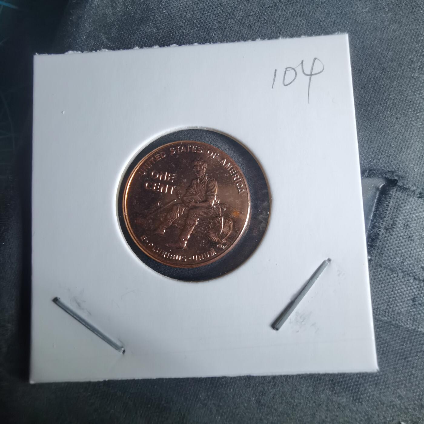 沼泽如烟--第970场 美国2009年一分纪念币