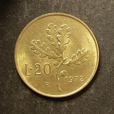 逸泉钱币2026A第五场A各国纸币沙俄散币纪念币系列A702-882 - 760 意大利20里拉硬币