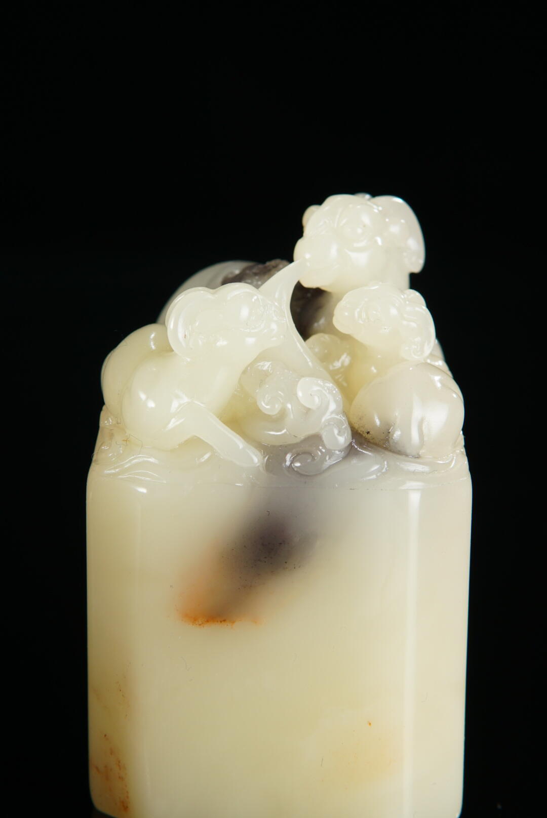 方寸藏珍·寿山田黄印章专场（一） 寿山芙蓉石《三阳开泰》钮章