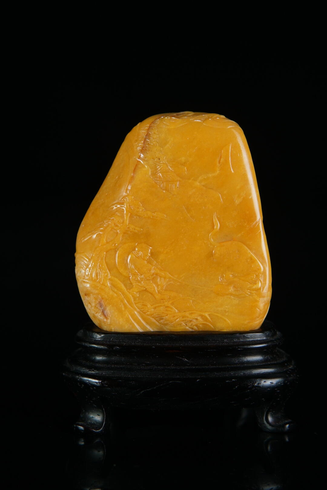 方寸藏珍·寿山田黄印章专场（一） 寿山田黄石《放牧图》摆件