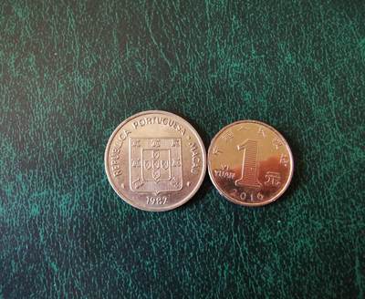 零零发外国硬币拍卖 无佣金 - 澳门5元1982