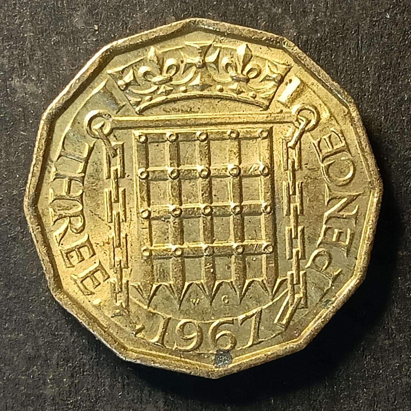 逸泉钱币2026A第五场A各国纸币沙俄散币纪念币系列A702-882 723 英国3便士早期多边形铜币