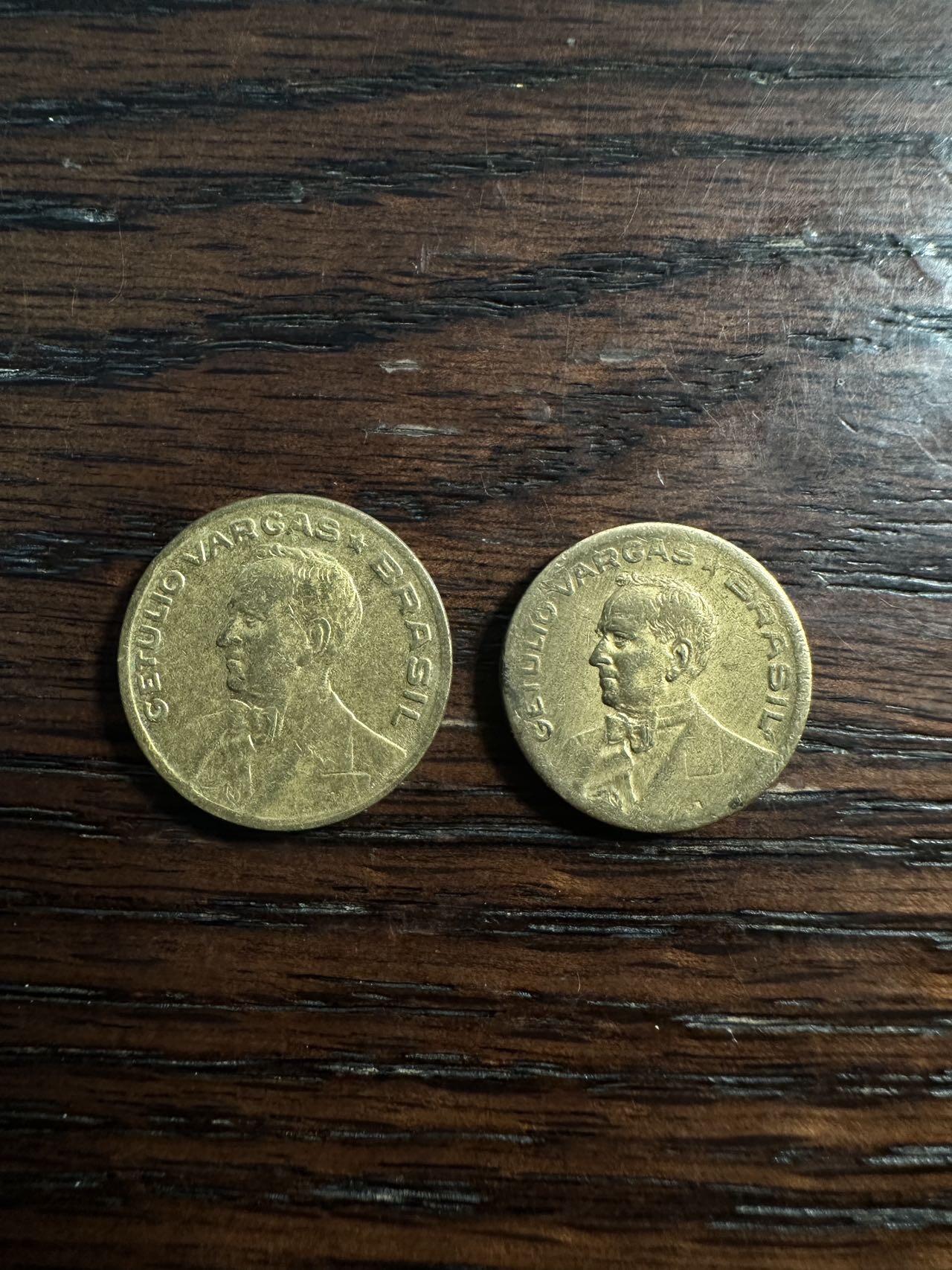 蒂克钱币- 第56场 外国散币免佣金限时拍 巴西 1945年硬币两枚