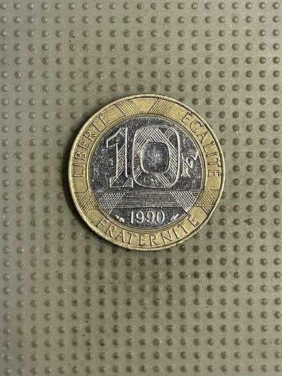 2026年第17场各国散币拍卖（总第167场） - 法国1990年10法郎