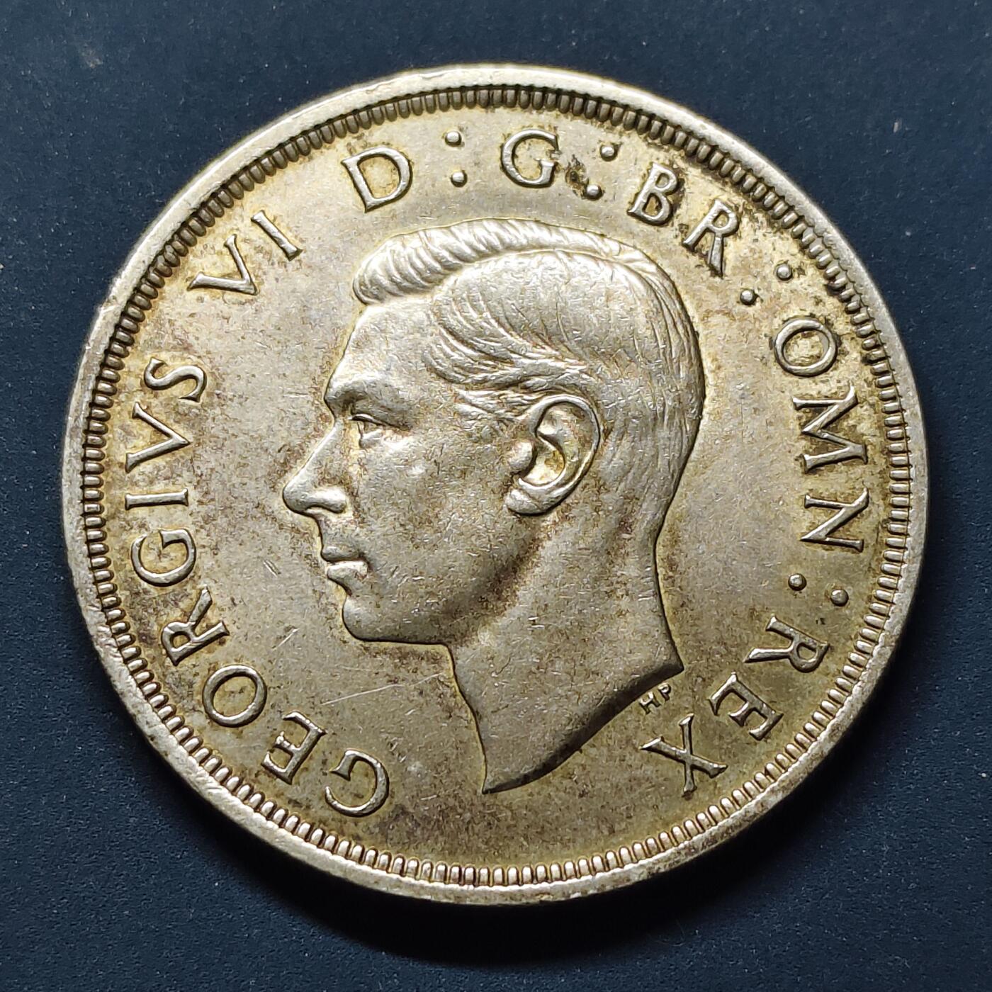 【全场包邮】纯粹捡漏拍497场-持续更新中 英国1937年乔治六世1克朗银币【39毫米28.28克50%】