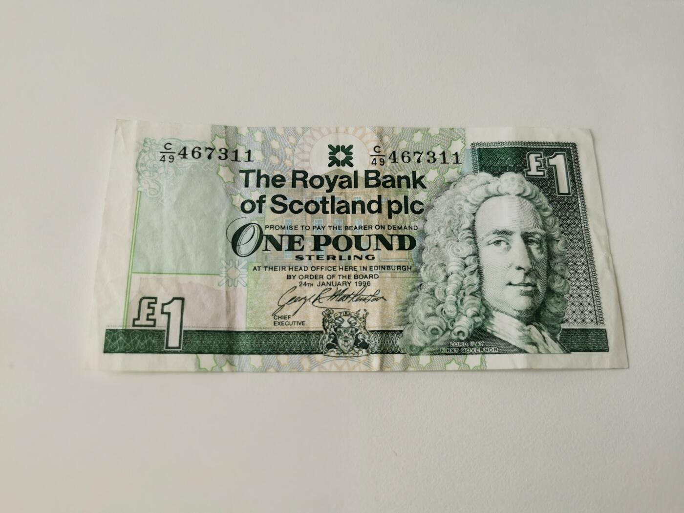 零零发流通品外国纸币拍卖 无佣金 苏格兰