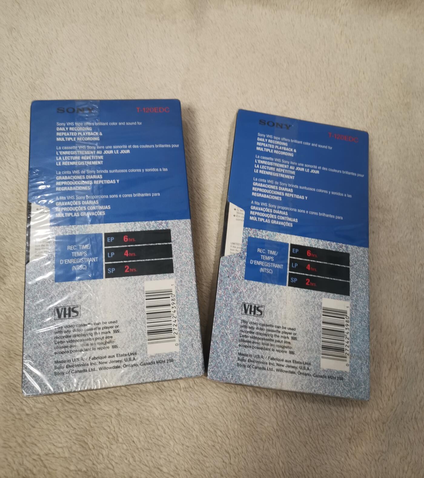 流金岁月•腊八八宝集锦集粹 八十年代索尼录像带（独立包装两支，未开封）