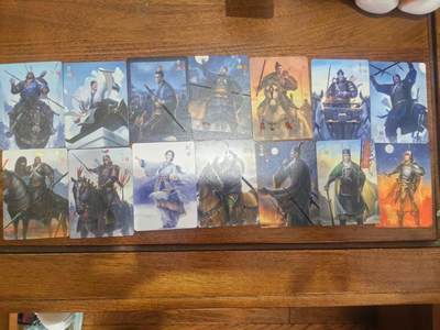 阳大大卡牌拍卖第95期（持续收拍品，周五晚上九点截拍，进群福利早知道） - 燎原三国 龙骧虎跃 巴丁三国 14张彩闪