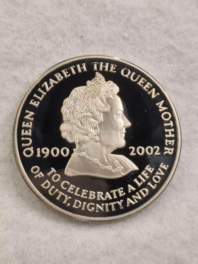 G&W世界散币，银币处理专场（第44场） - 阿森松2002年50便士 伊丽莎白王太后逝世  克朗型