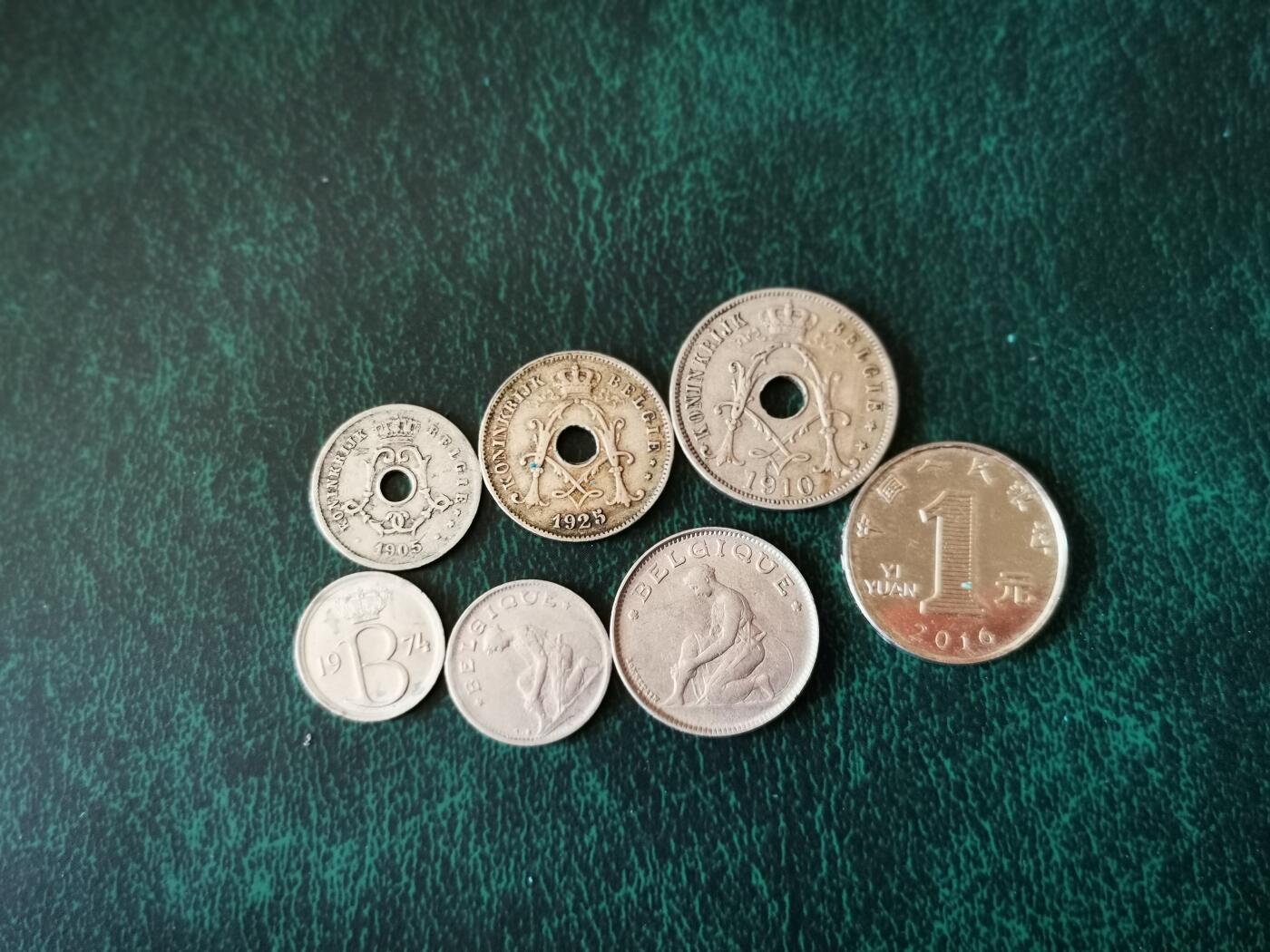 零零发外国硬币拍卖 无佣金 比利时早期一组