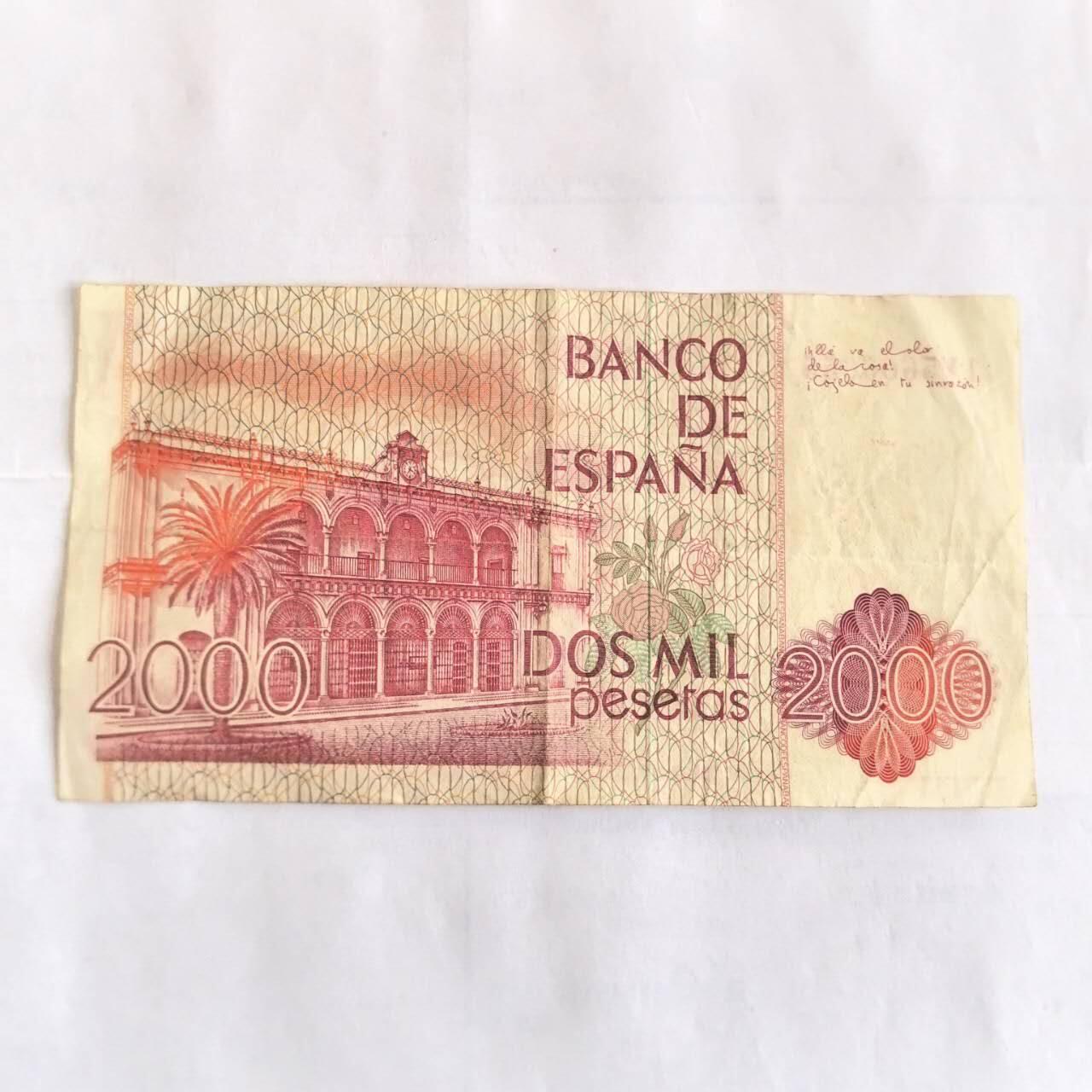 各国外币第109期 西班牙2000比塞塔 靓号