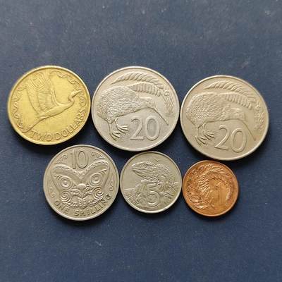 【全场包邮】纯粹捡漏拍496场-持续更新中 - 新西兰各年份散币6枚一组-含2元