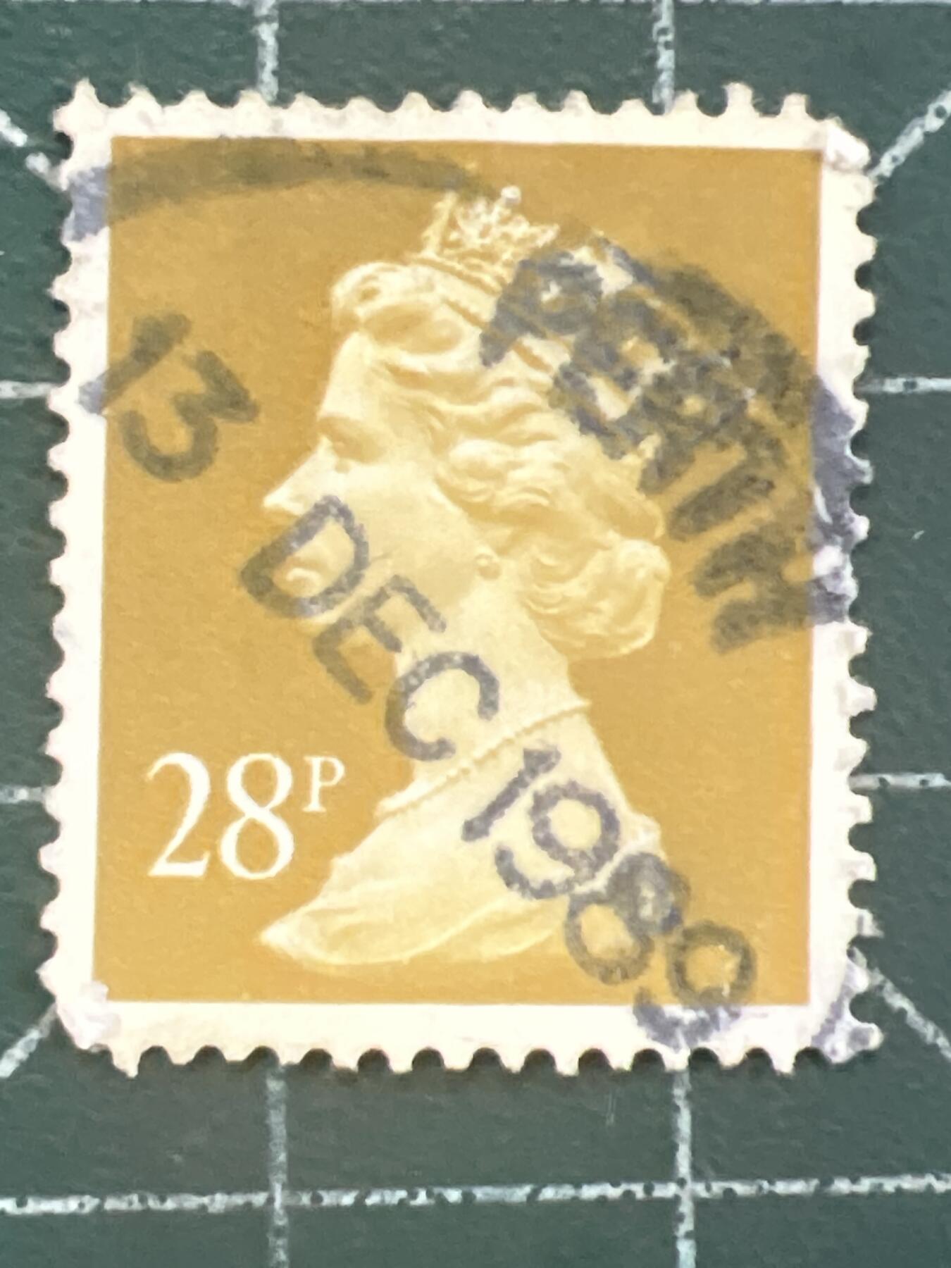 第1106 邮票专场 （无押金，捡漏，全场50包邮，偏远地区除外，接收代拍业务，本店十天发一次货） 英国女王邮票