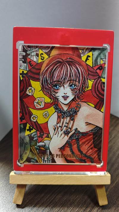 玉楼春卡牌第一期 - 手绘卡  魔女  画师鲁鲁