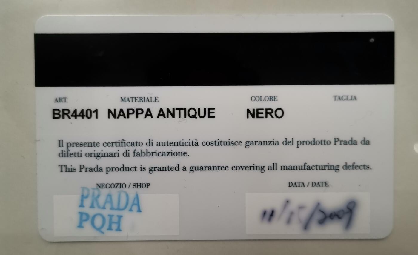 流金岁月•腊八八宝集锦集粹 2009年PRADA普拉达大号包（原价15300元，小羊皮，有发票，有查询码）