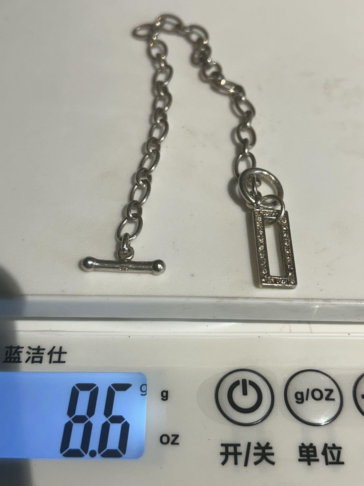 英国9 2 5纯银珠宝手链