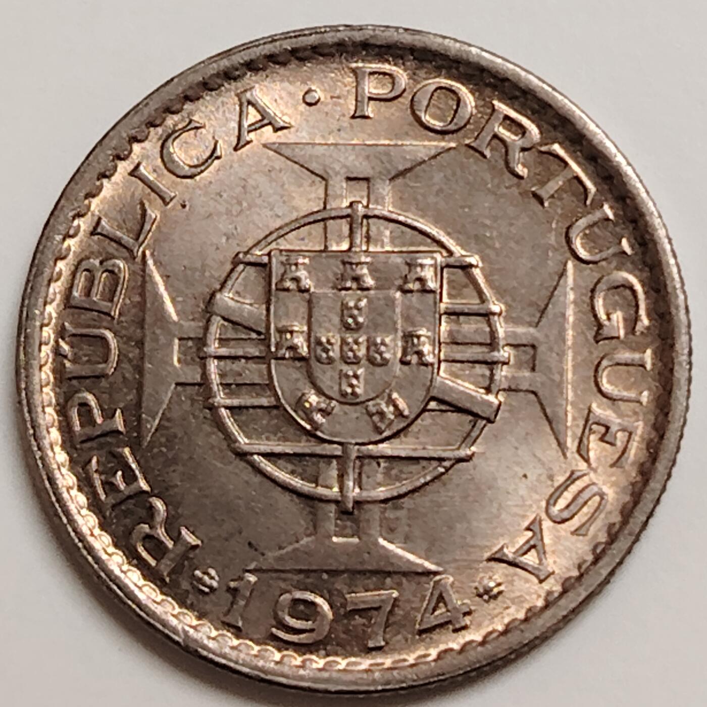 布加迪🐬～世界钱币(上海)🌾第 271 期 /  各国套币和散币 安哥拉🇦🇴 1974年 2.5埃斯库多