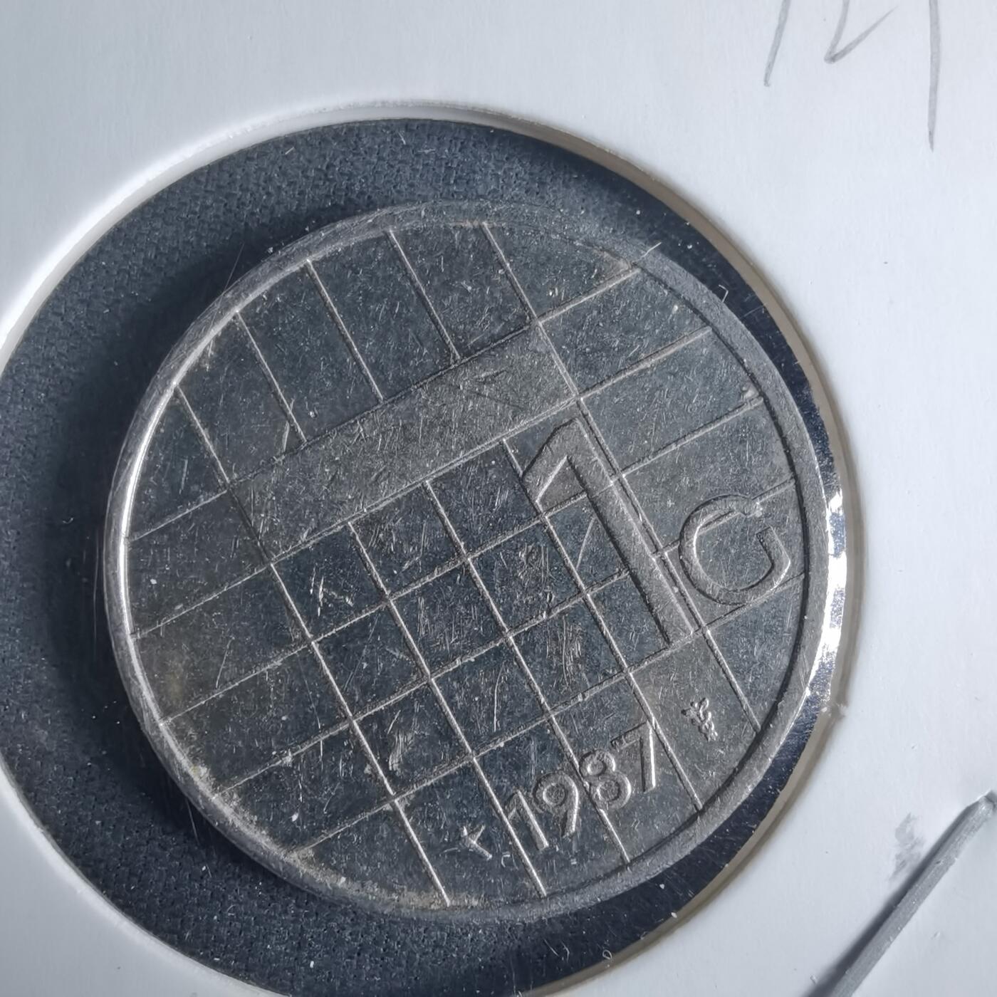 沼泽如烟--第970场 荷兰1987年1盾