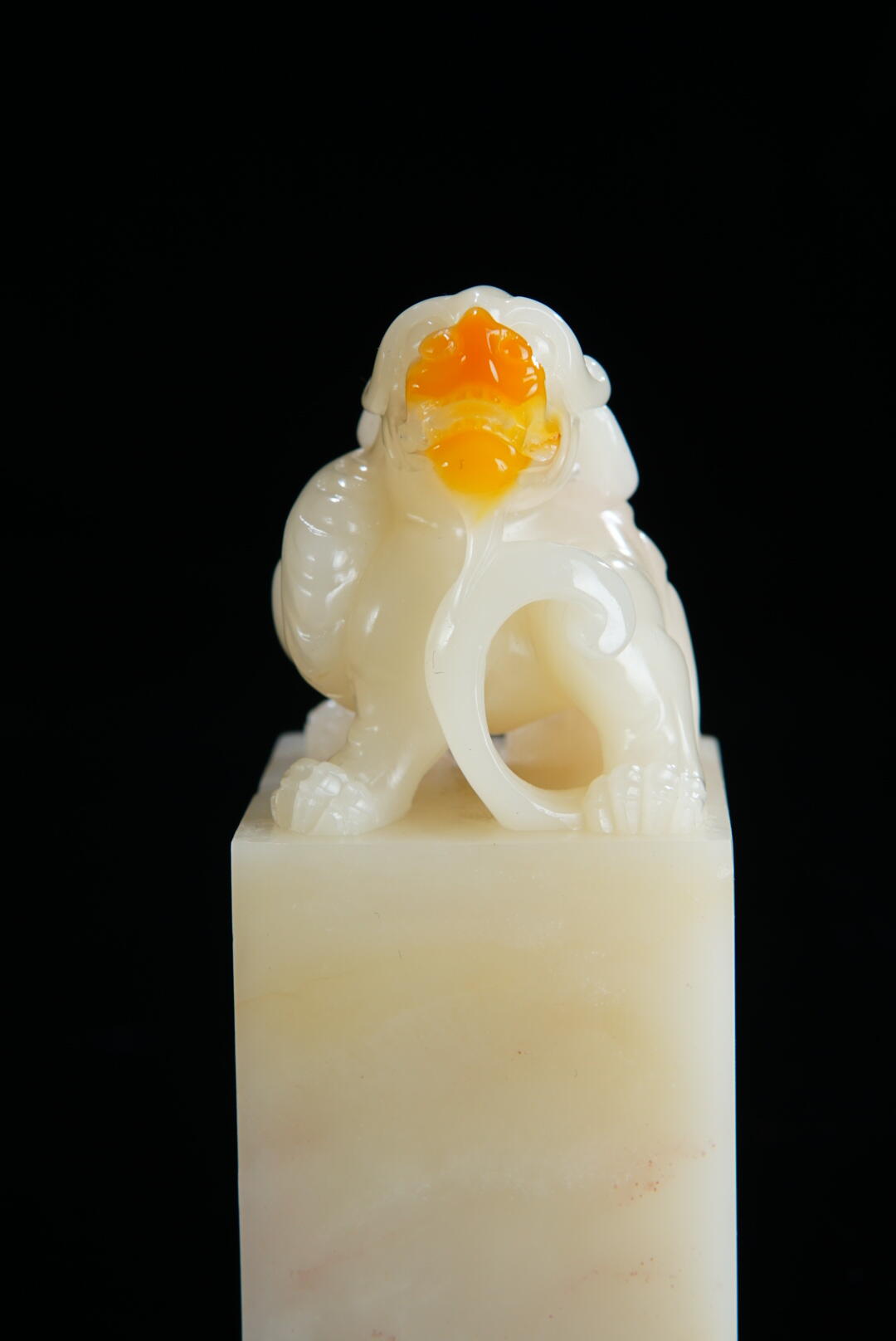 方寸藏珍·寿山田黄印章专场（一） 寿山芙蓉石《獬豸》钮章