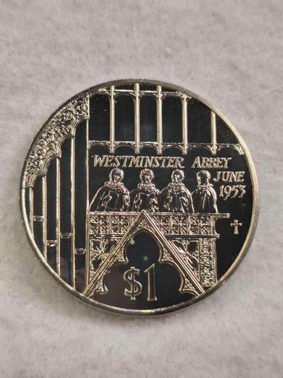 G&W世界散币，银币处理专场（第44场） - 斐济2002年1元 伊丽莎白二世加冕50周年  克朗型