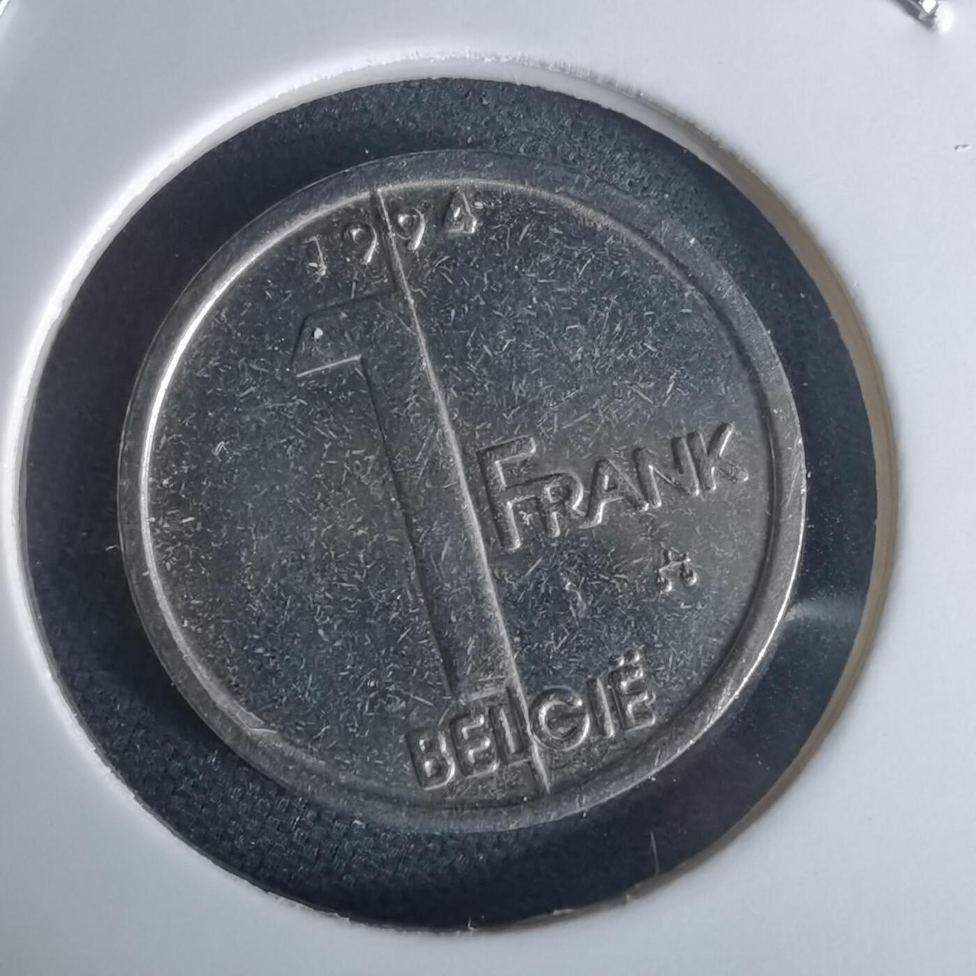 沼泽如烟--第971场 比利时1994年1法郎