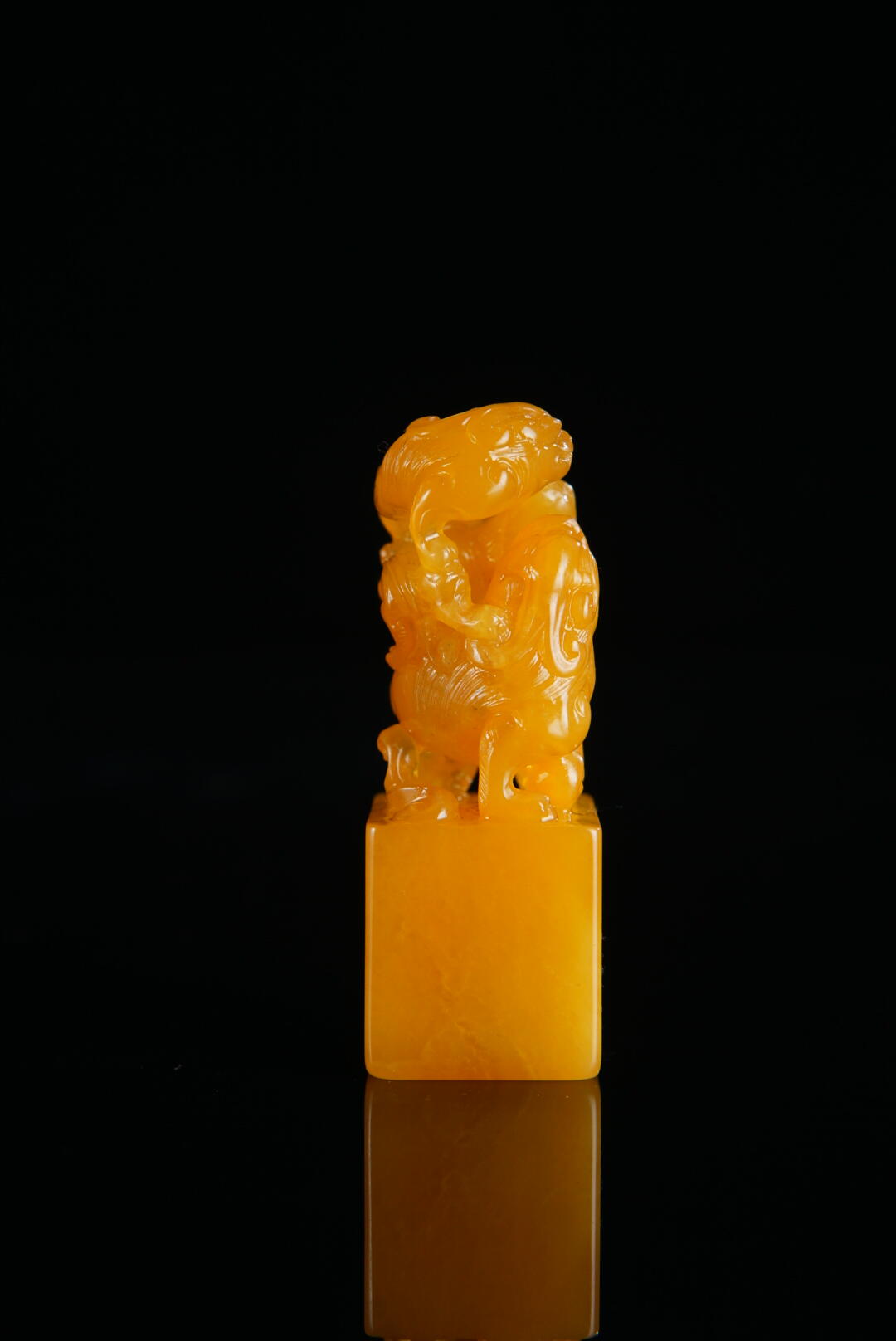 方寸藏珍·寿山田黄印章专场（一） 寿山田黄石《太师少师》钮章