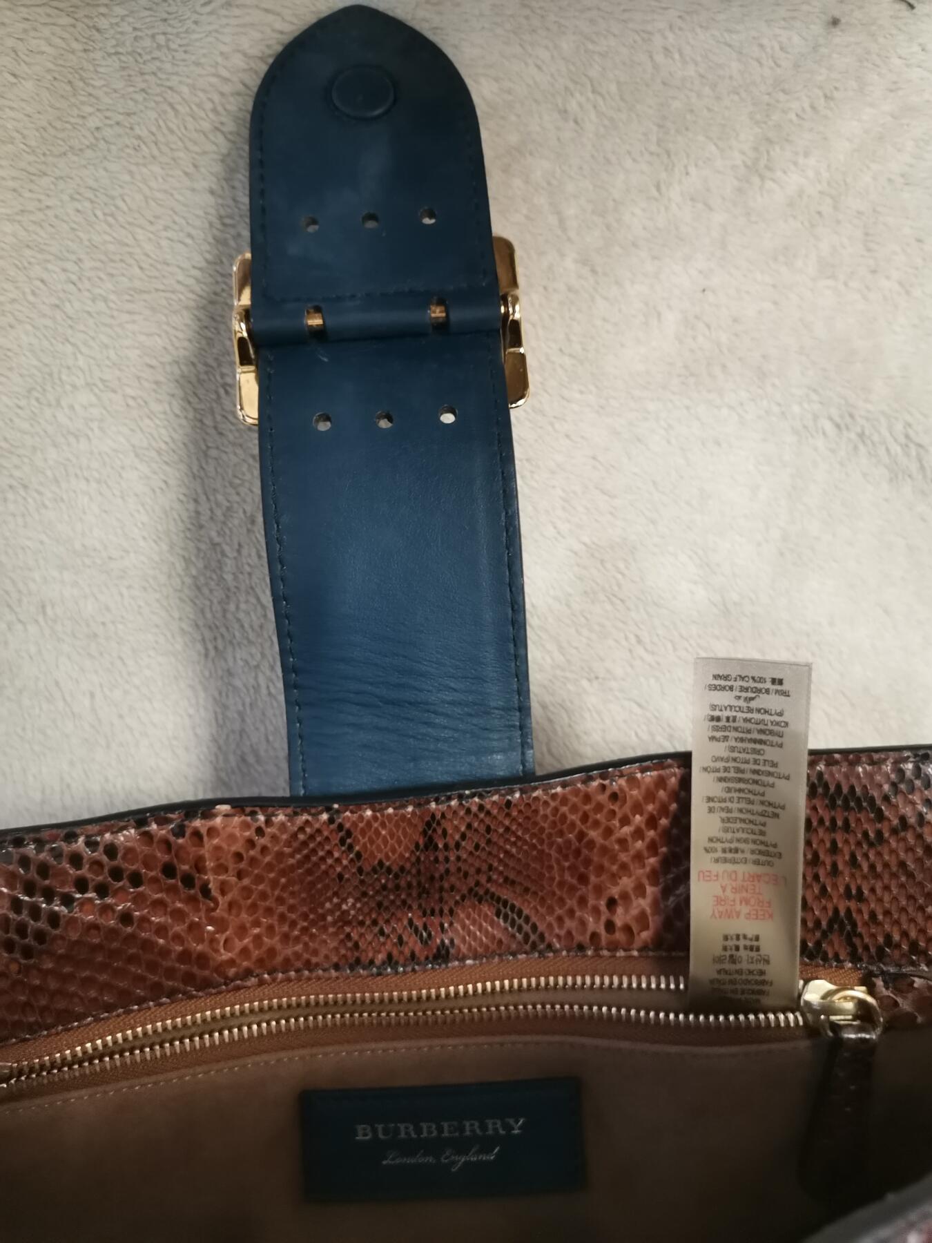 流金岁月•腊八八宝集锦集粹 2018年BURBERRY巴宝莉大号包（原价4万，鳄鱼皮，绝版，无发票，可查询）