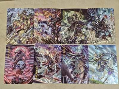 春节前倒数第三场！！龙虎卡牌-七三场（满200元包邮，无佣金，每周六结拍，欢迎送拍） - 粗闪8张 百里 鞠嘉宁水浒 -八骠骑一套