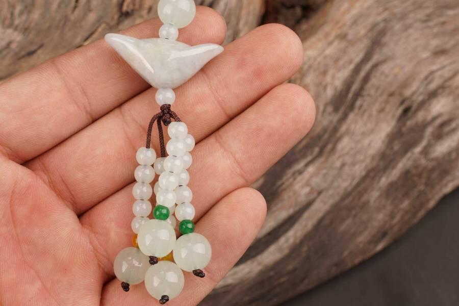 上海都达杂项专场五（全场包邮） 各式翡翠挂件 5件套