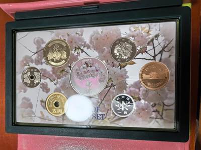 长老汇蛇年精选第九十四场拍卖 - 2010日本都锦6枚精制币+20克彩色都锦银章，盒证全