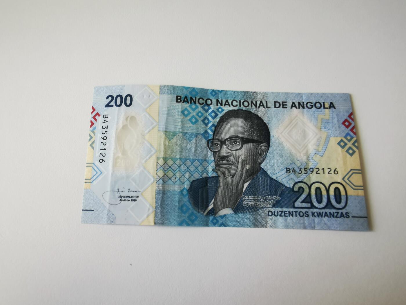 零零发流通品外国纸币拍卖 无佣金 安哥拉200