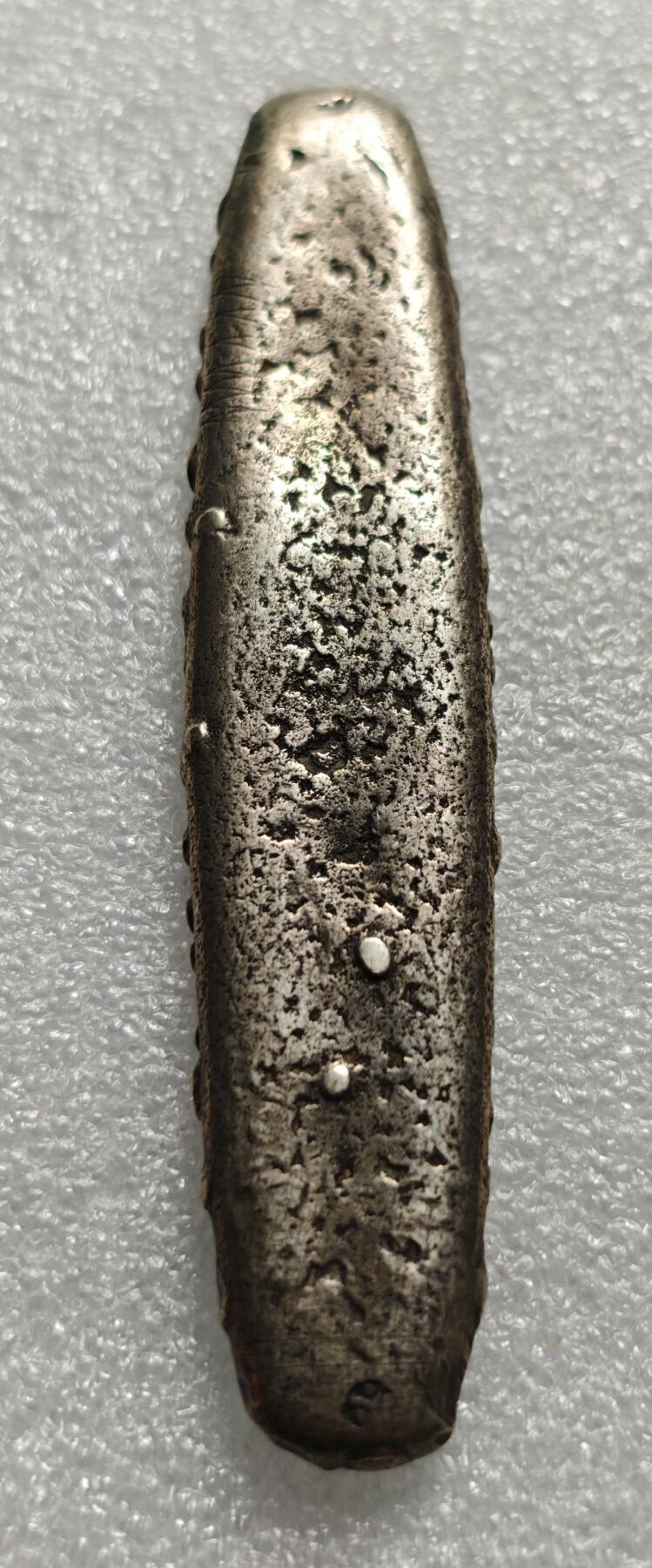 瓶子🏺第226期拍卖会   泰国早期虎舌银条型银锭