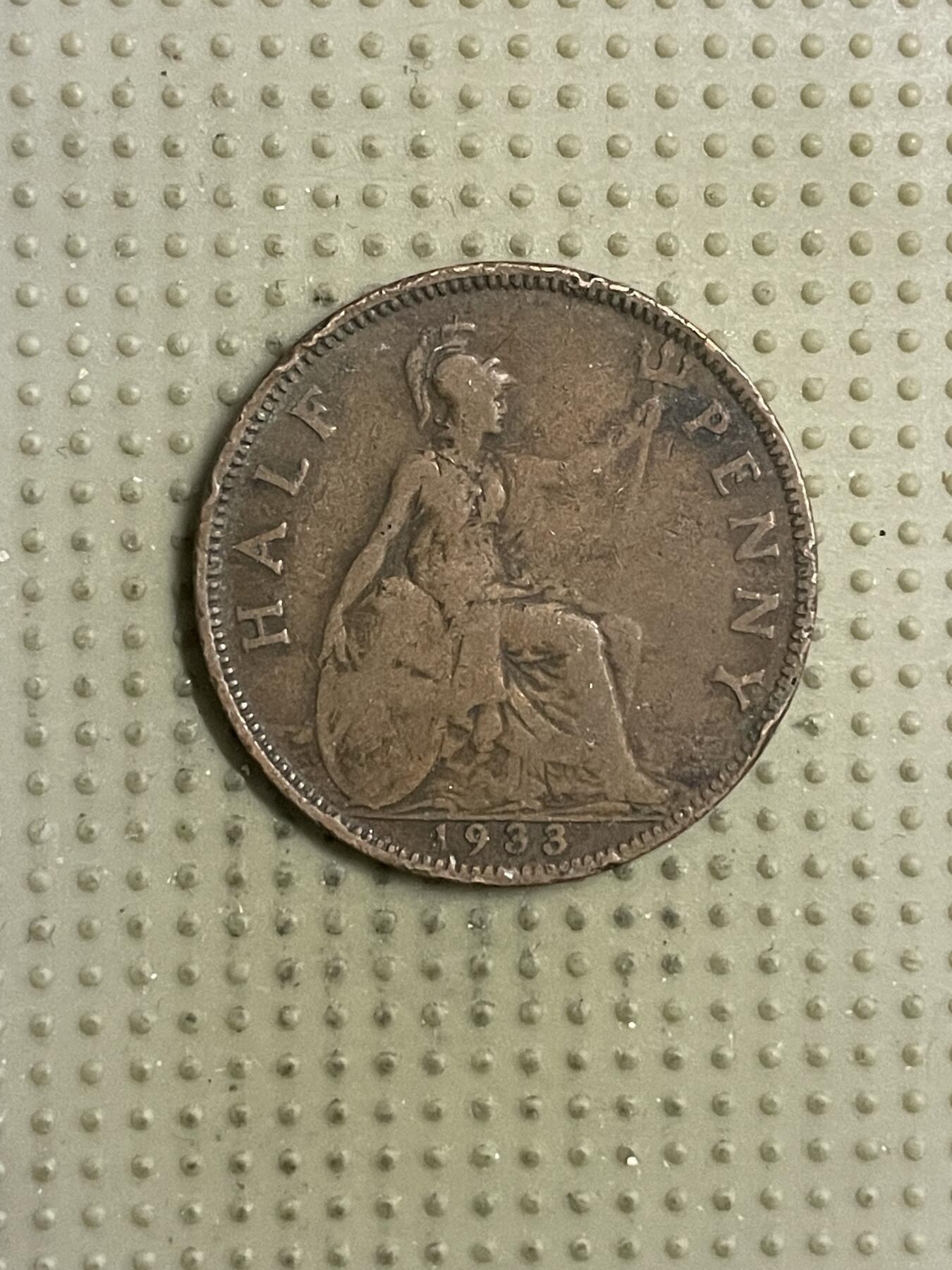 2026年第17场各国散币拍卖（总第167场） 英国1933年半便士