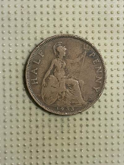 2026年第17场各国散币拍卖（总第167场） - 英国1933年半便士