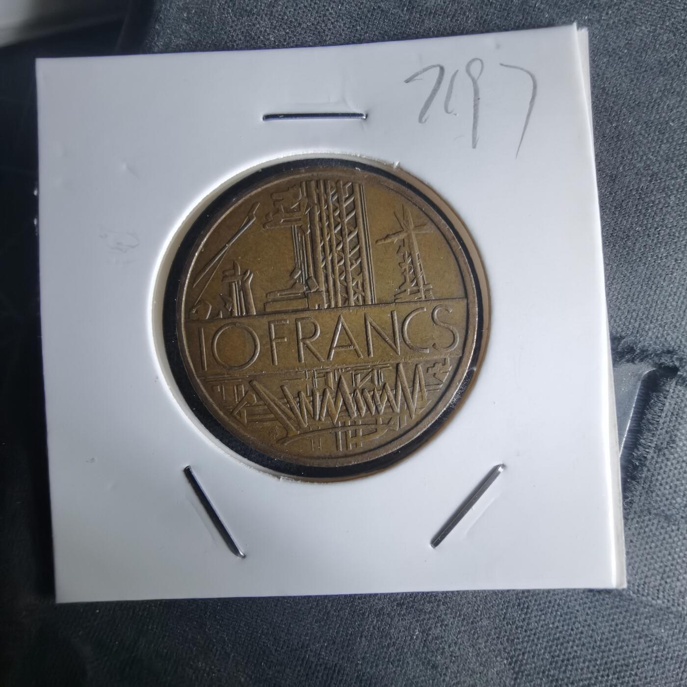 沼泽如烟--第971场 法国1977年10法郎