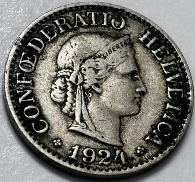 文馨钱币收藏 2026新年第四场（第 290 场）【长期接代拍品】 - 1924 年瑞士百年老币 10 生丁