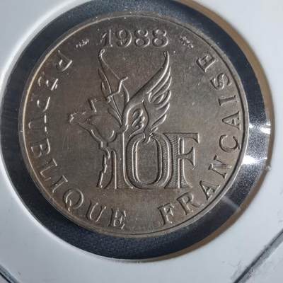 沼泽如烟--第970场 - 法国1988年10法郎纪念币