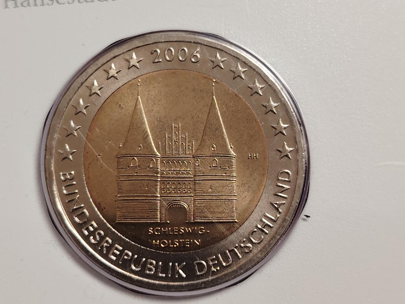 布加迪🐬～世界钱币(上海)🌾第 271 期 /  各国套币和散币 德国🇩🇪 2006年 欧元套币 含2枚2欧元