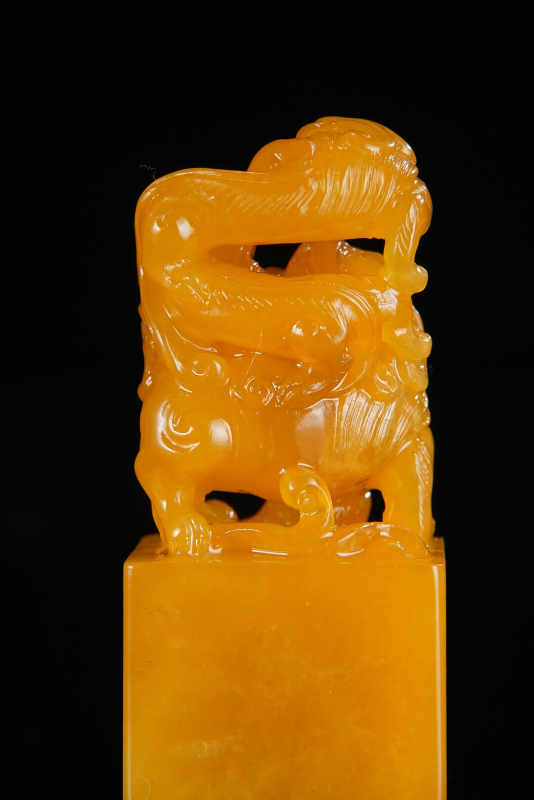 方寸藏珍·寿山田黄印章专场（一） 寿山田黄石《太师少师》钮章