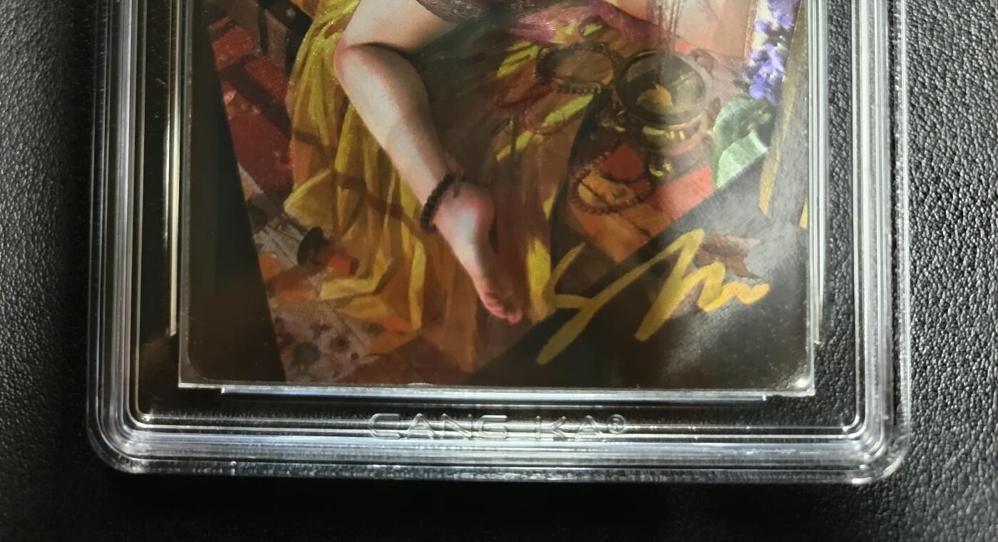 天玑星卡拍第164期《1.22周四截拍》持续收拍收评中 满赠卡需备注 【亲签卡】焱卡文化 人间传 潘巧云 折光（亲签版） CCG10